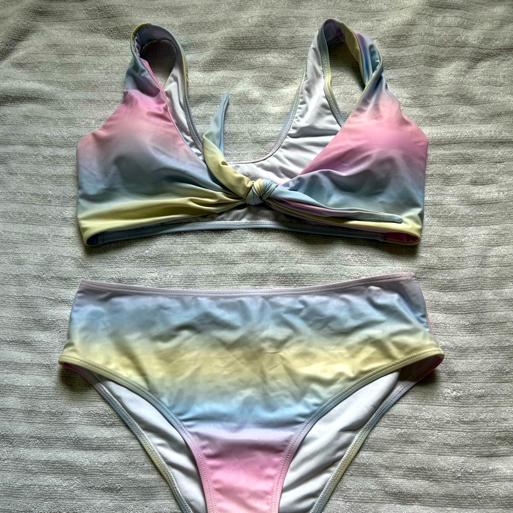 Pink Lily Pastel Bikini Set